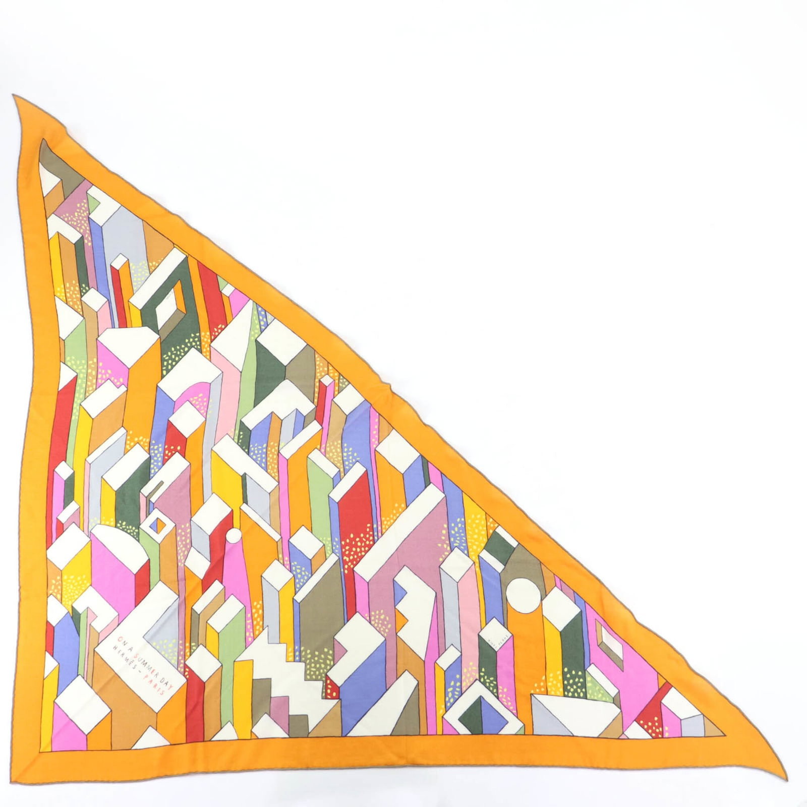 Hermes Cashmere silk scarf (1 of 10)