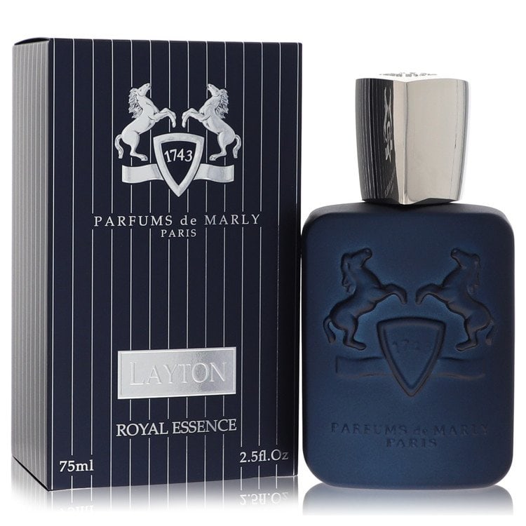 Layton Royal Eau Parfum Spray by Parfums De Marly: Layton Royal Eau Parfum Spray by Parfums De Marly Experience the sophistication of Parfums De Marly with their iconic Layton Royal Eau Parfum Spray, a 400g eau de parfum that combines the finest