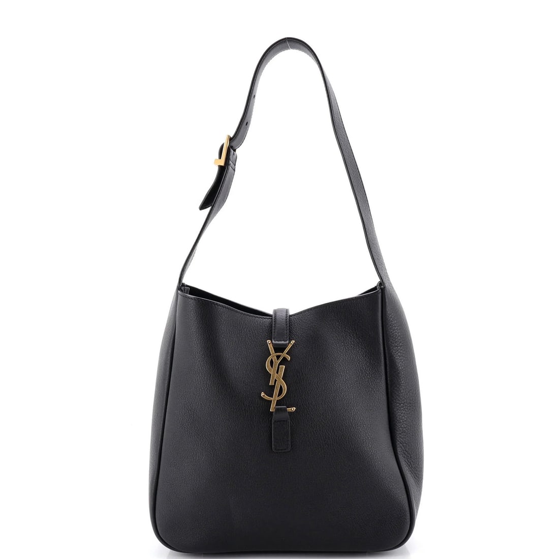 Saint Laurent Le 5 a 7 is a supple hobo leather small hobo. (1 of 6)