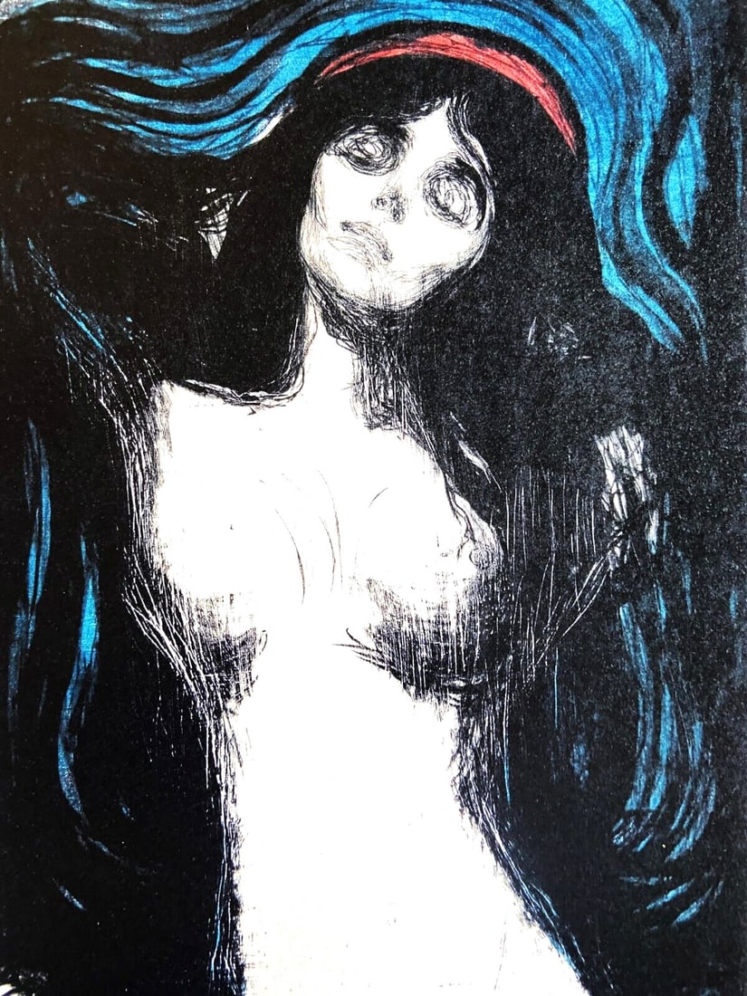 Edvard Munch Lithograph Published Op Numbered - 3
