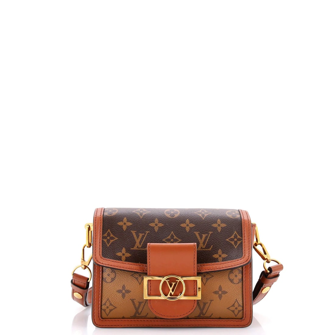 Louis Vuitton Dauphine Mini Reverse Monogram Canvas Shoulder Bag (1 of 6)