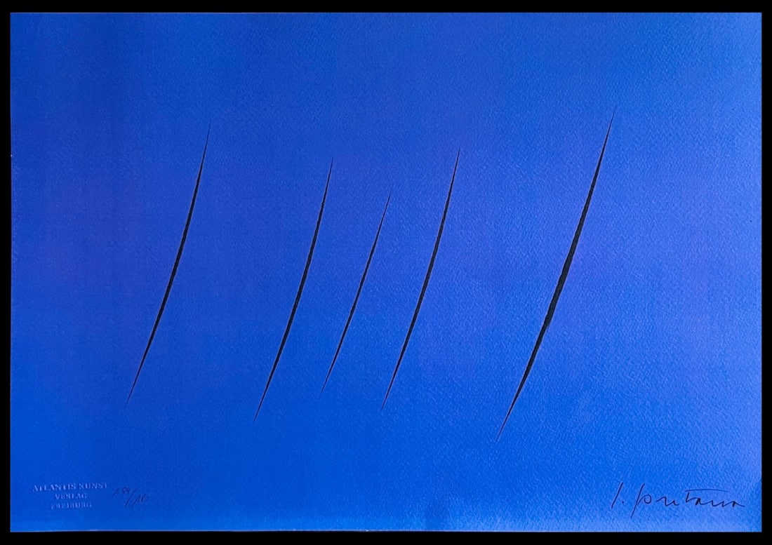 Lithograph by Lucio Fontana (1 of 9)
