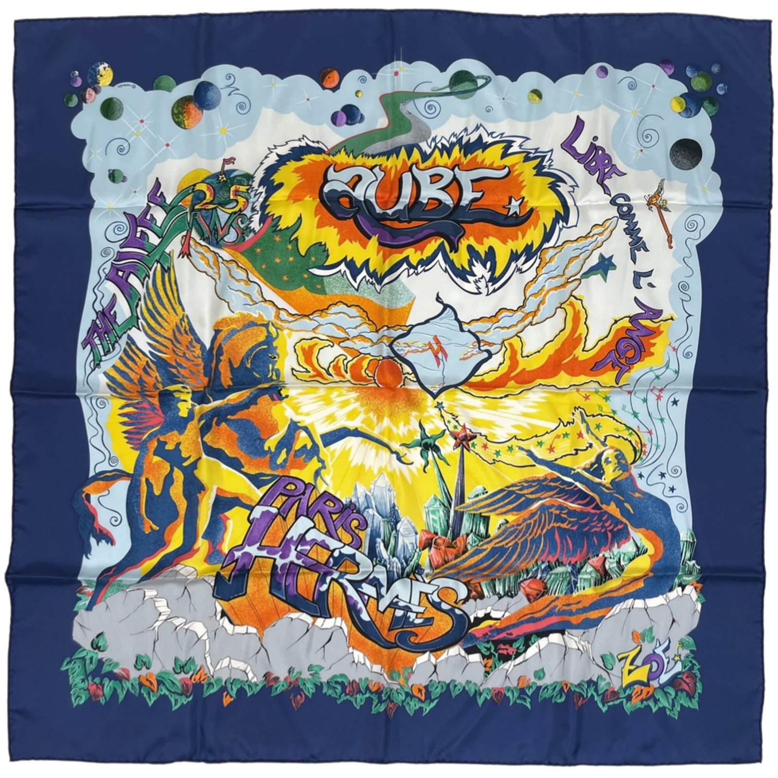 Hermes silk scarf (1 of 5)
