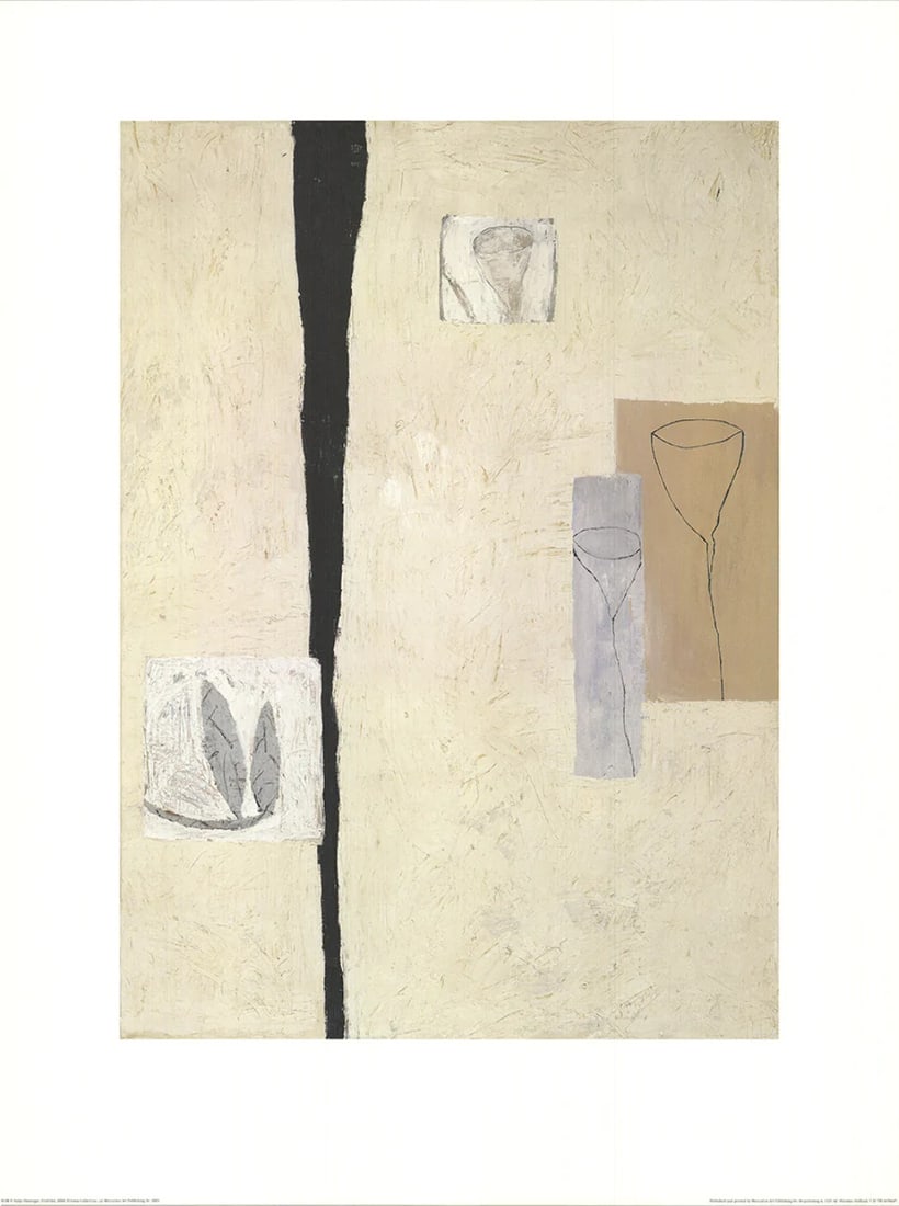 ANTJE HASSINGER Untitled 2000 31.5" x 23.5" Offset Lithograph 2002 Contemporary (1 of 4)