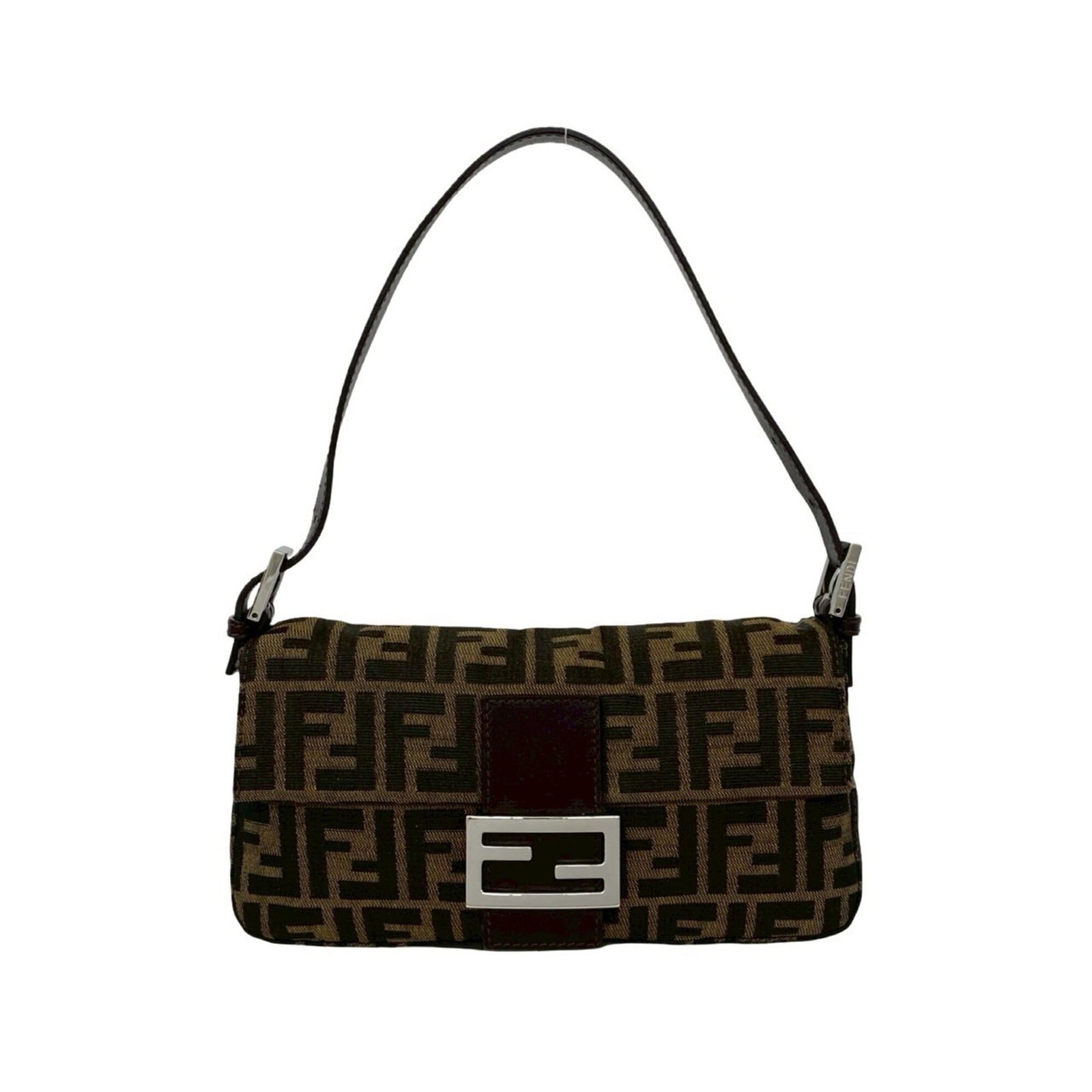 Fendi Canvas Leather Shoulder Bag (1 of 10)
