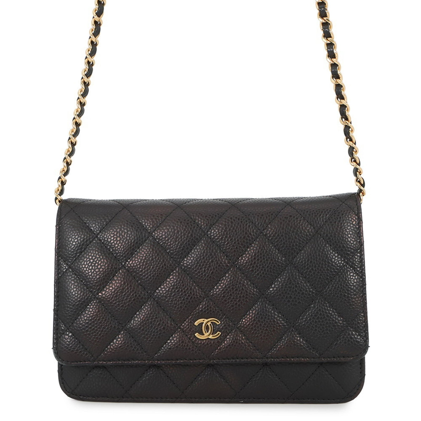 Chanel Chain/ Shoulder Wallet Grained Calfskin (1 of 18)