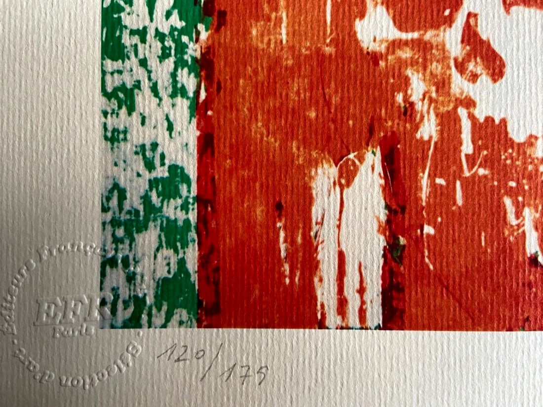 Robert Rauschenberg stamp lithograph - 7