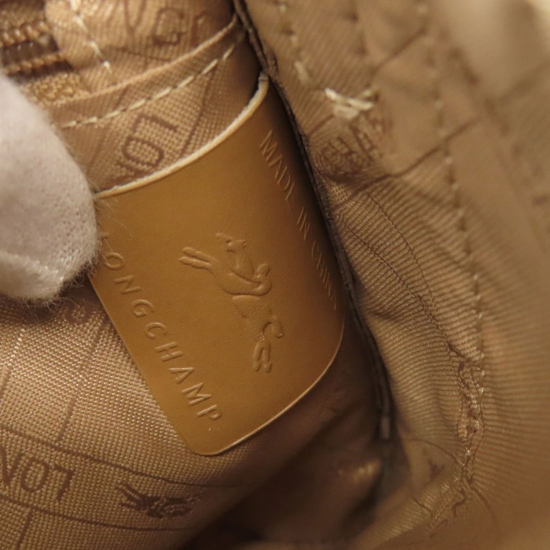 Longchamp leather shoulder bag - 7