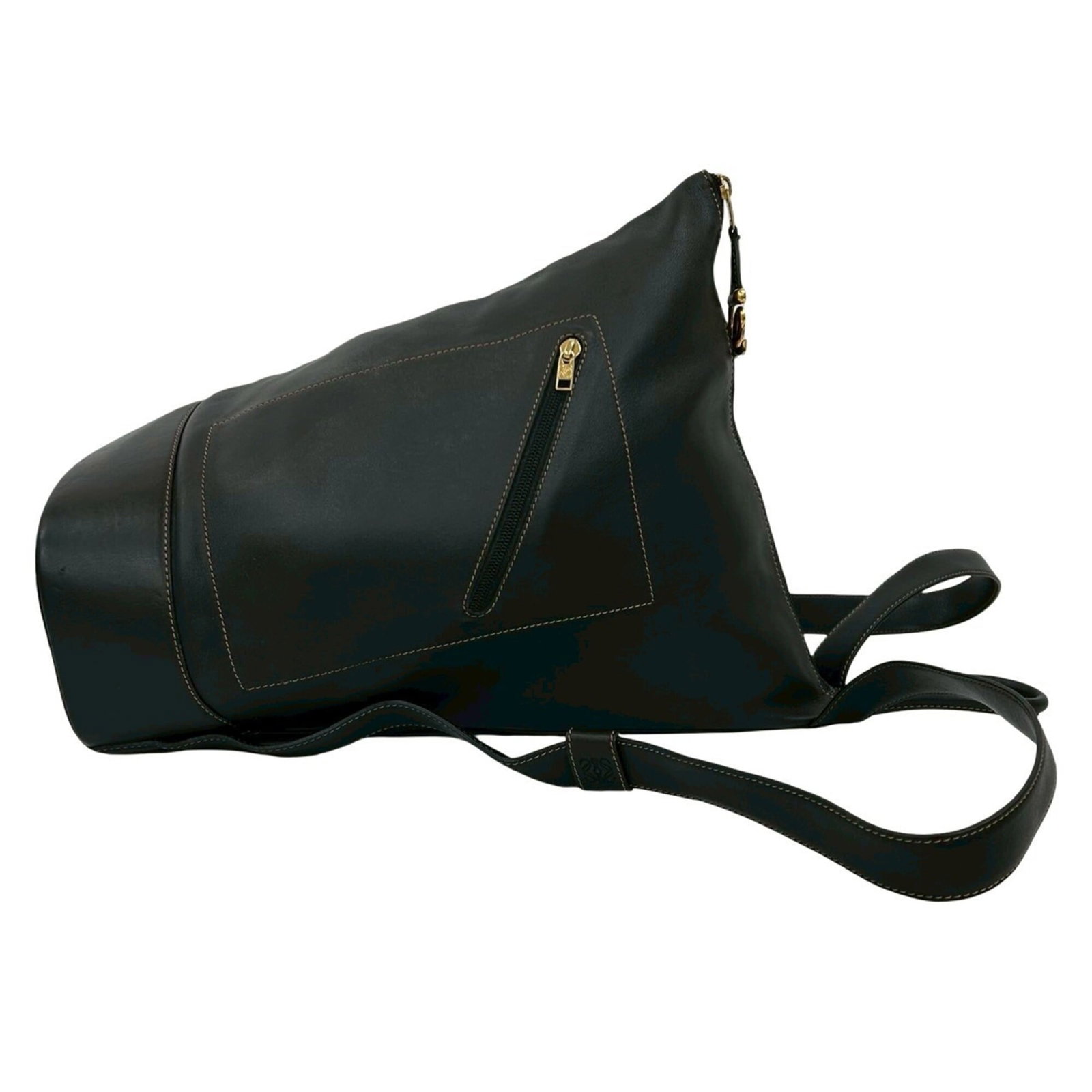 Leather Loewe Pouch Backpack - 6