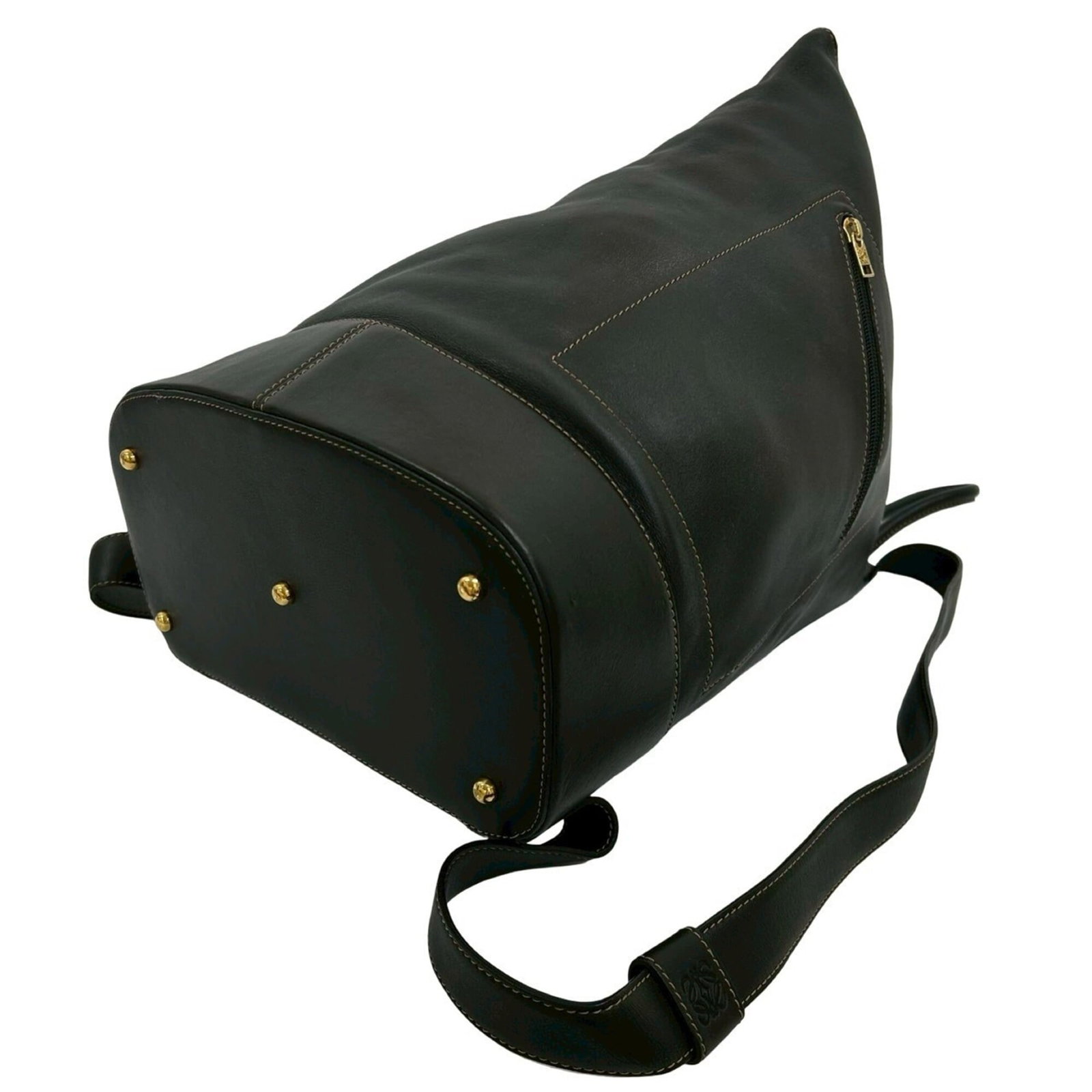 Leather Loewe Pouch Backpack - 8