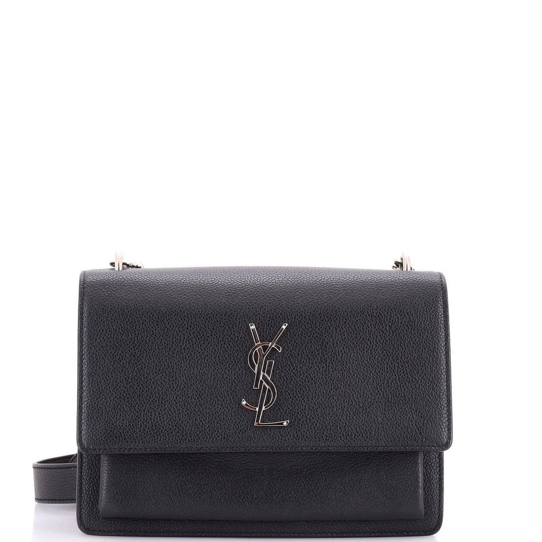 Leather medium Saint Laurent satchel sunset (1 of 5)