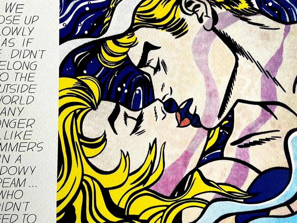 Roy Lichtenstein is a numbered lithograph. - 3