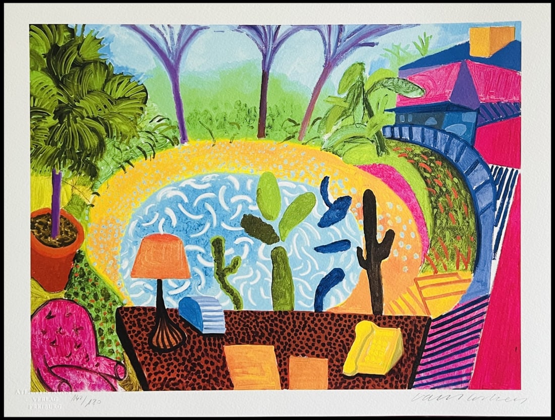 David Hockney Numbered Painting (1 of 11)