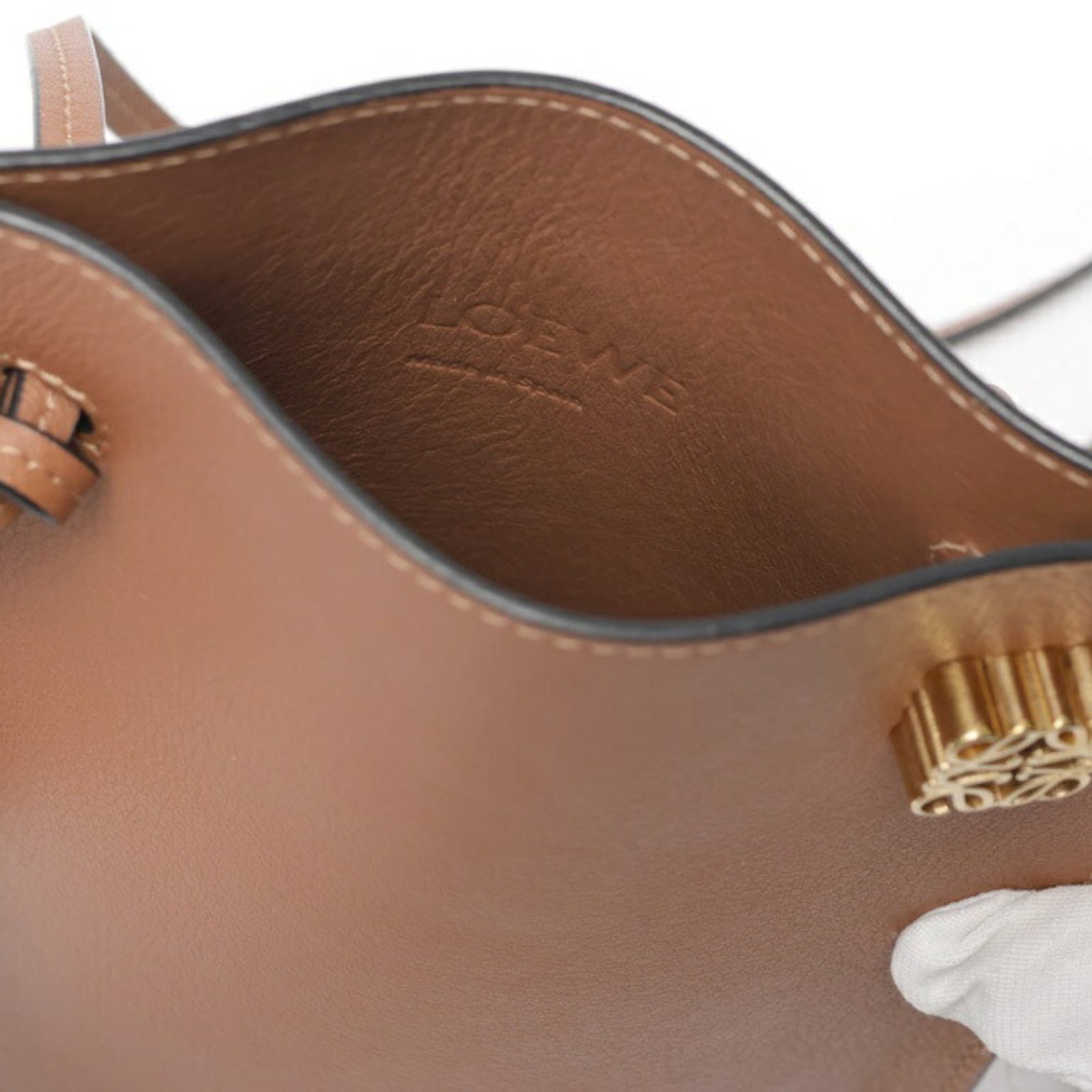 Leather Loewe Pouch - 5