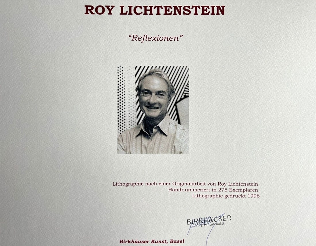 Lithograph Numbered by Roy Lichtenstein - 10