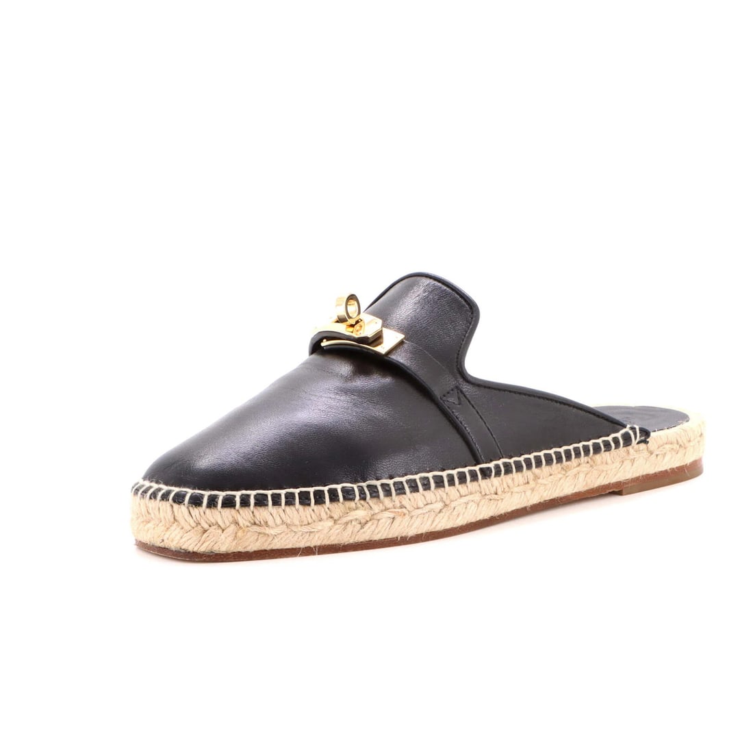 Hermes Women's Feria Espadrilles Leather (1 of 5)