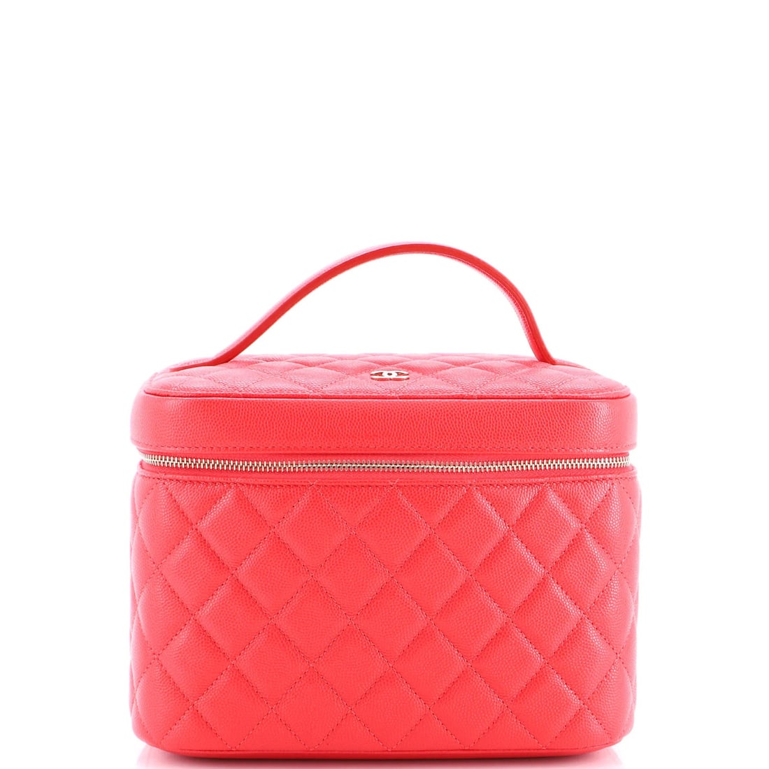 Quilted caviar medium vanity case for Chanel classic. (1 of 6)