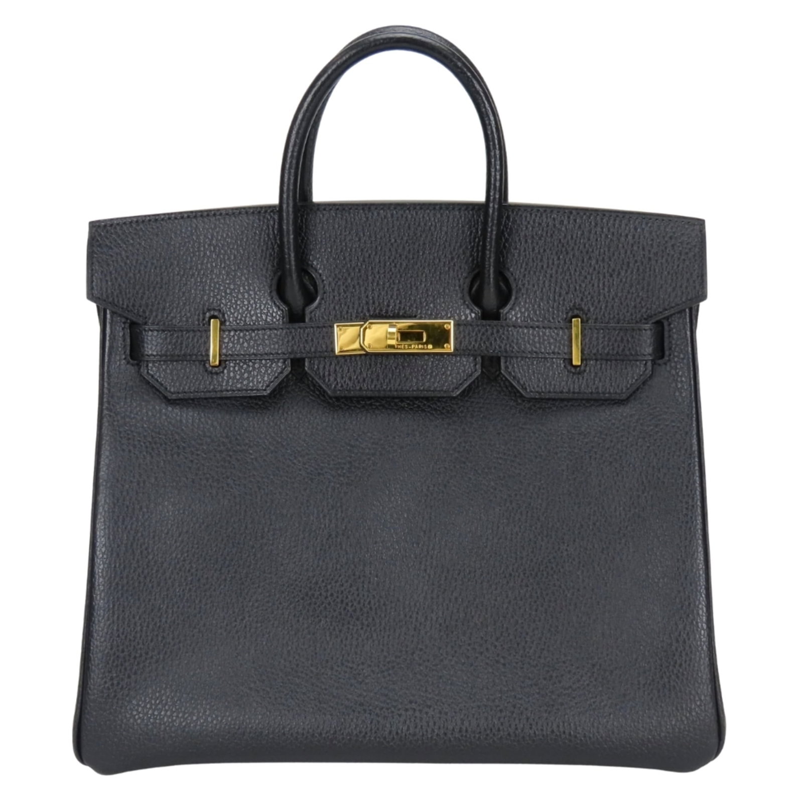 Hermes Tote Bag Ardennes Leather: Hermes Tote Bag Ardennes Leather A true investment piece, this Herm?s Tote Bag in Ardennes leather exudes timeless elegance with its sleek black finish and classic design. With its spacious interior a