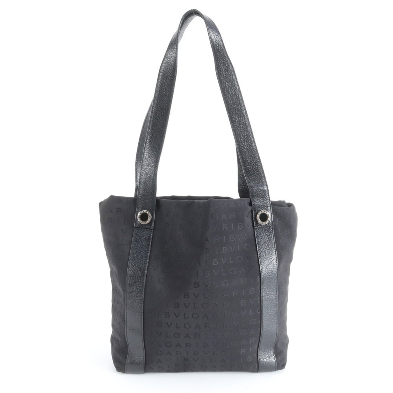 Bvlgari Handbag, Shoulder Bag, Tote Bag Leather, Canvas (1 of 10)