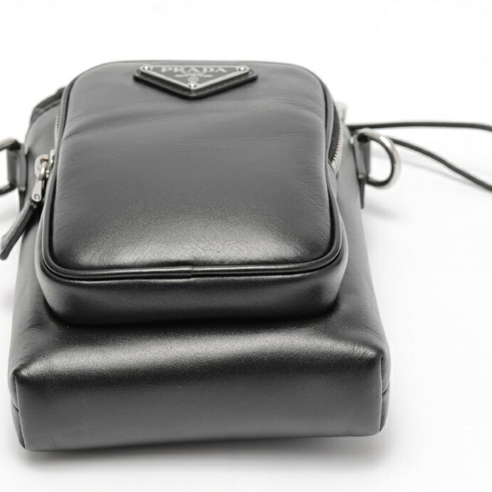 Leather Prada Pouch - 4