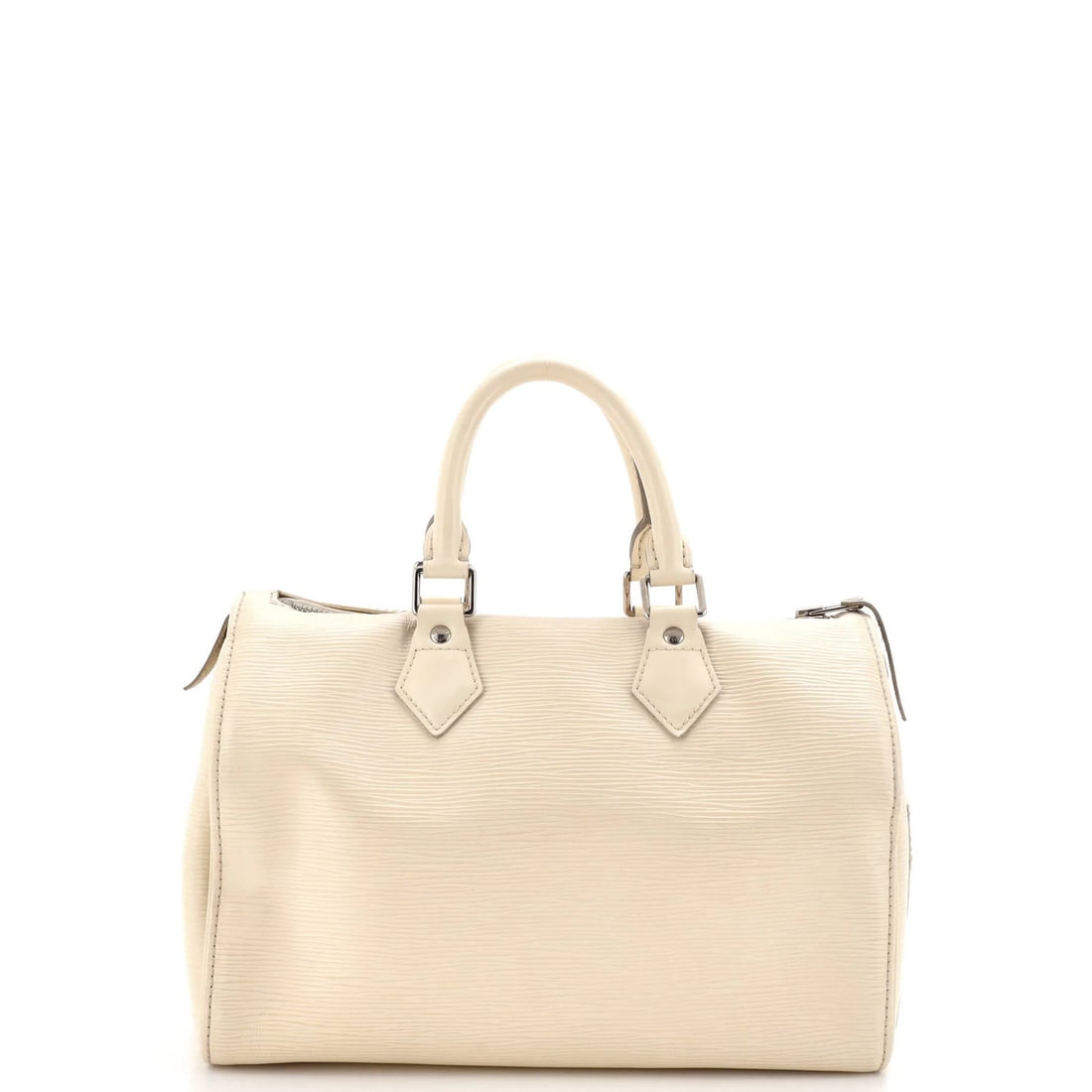 Louis Vuitton Epi leather speedy handbag: Louis Vuitton Epi leather speedy handbag A pristine Louis Vuitton Epi leather Speedy handbag, boasting the iconic monogram pattern and signature top handle design. With its spacious interior and