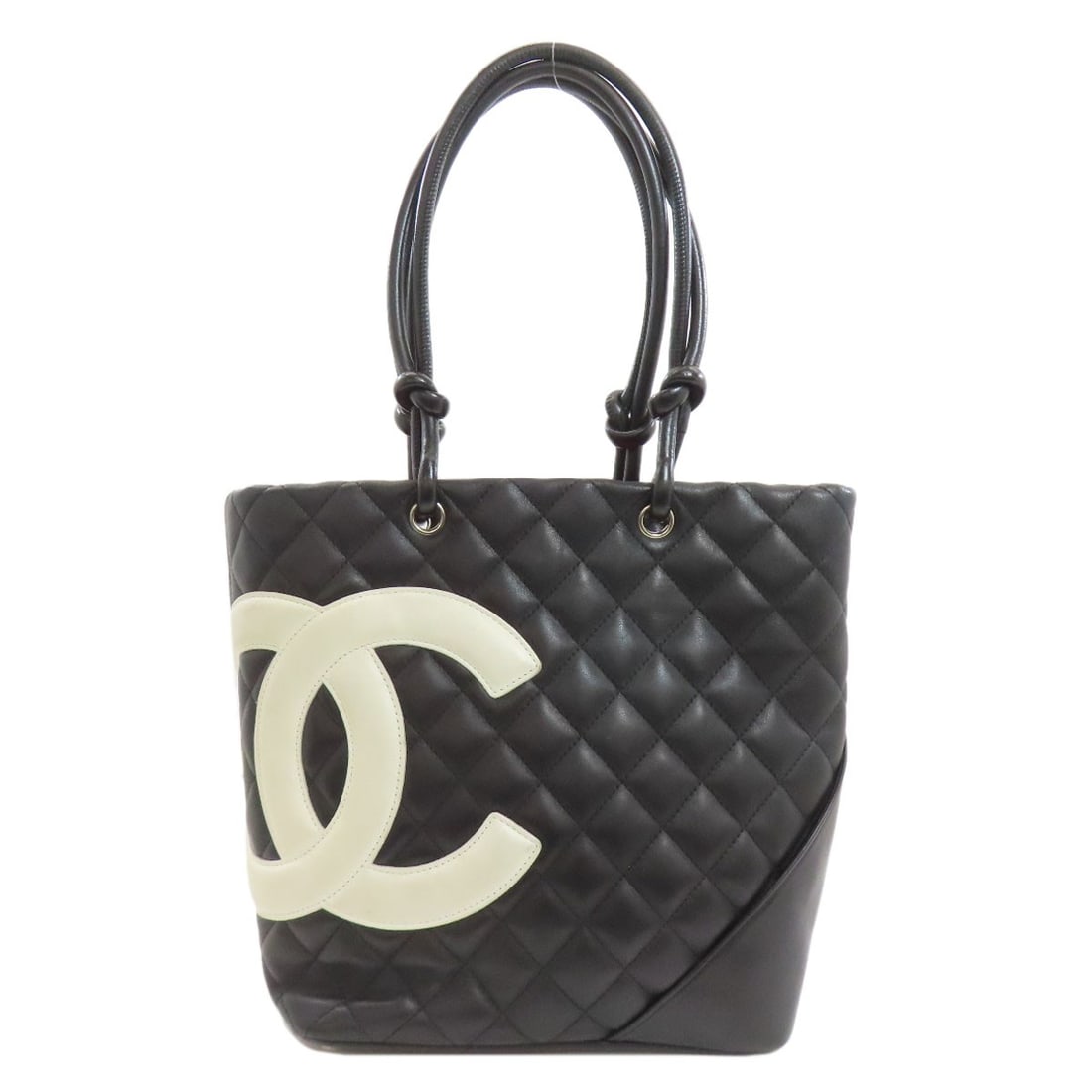 CHANEL CAMBON LINE SilverHardware Tote Bag Calf (1 of 20)