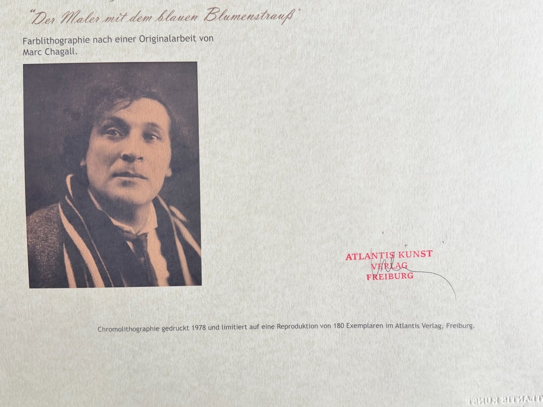 Marc Chagall Lithograph Numbered - 10