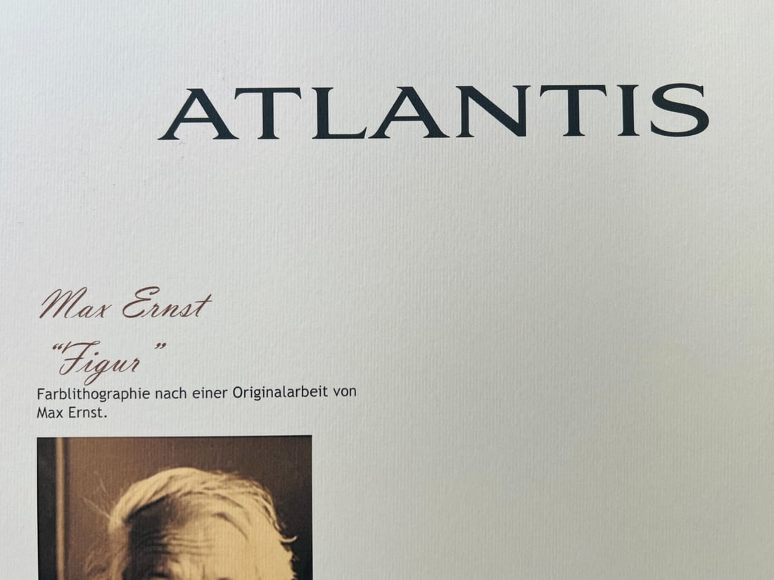 Max Ernst Lithograph Ink Numbered - 9