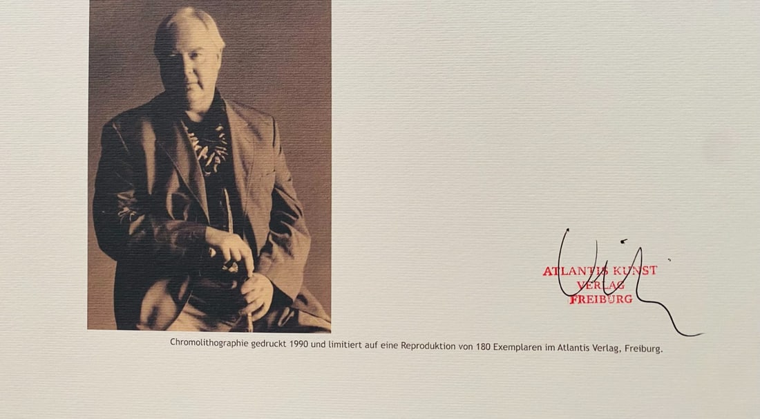 Dan Flavin Lithograph Op Numbered Stamp - 10