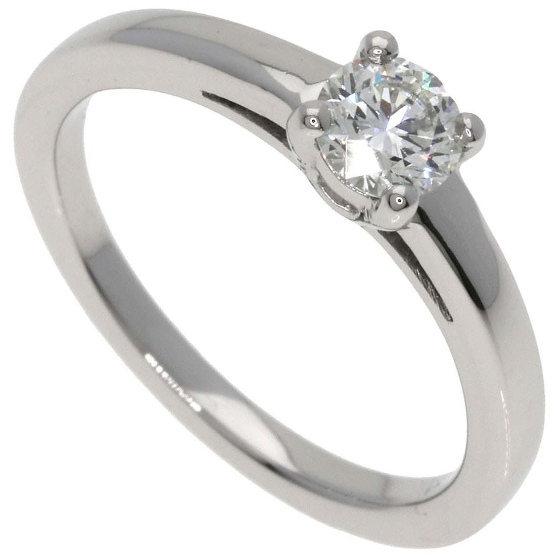 BVLGARI platinum diamond g-vs2-ex solitaire ring (1 of 12)