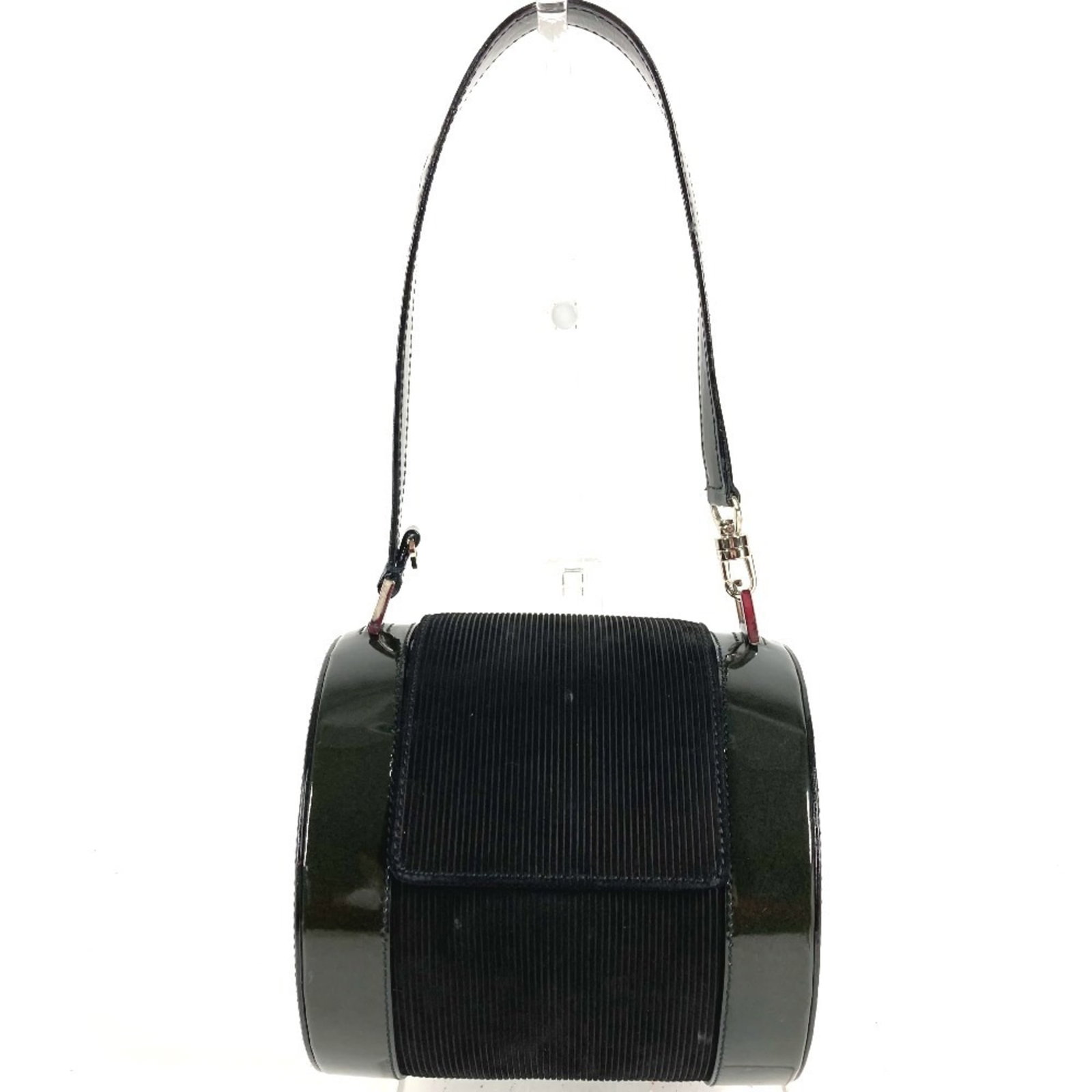 Bvlgari Leather Suede Shoulder Bag (1 of 12)