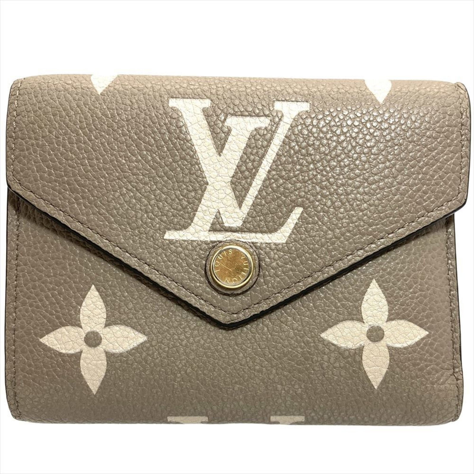 Louis Vuitton Wallet (Tri-Fold) Monogram Empreinte: Louis Vuitton Wallet (Tri-Fold) Monogram Empreinte A timeless piece of luxury, this Louis Vuitton Tri-Fold Wallet in Monogram Empreinte is a must-have for any fashion enthusiast. With its iconic desig