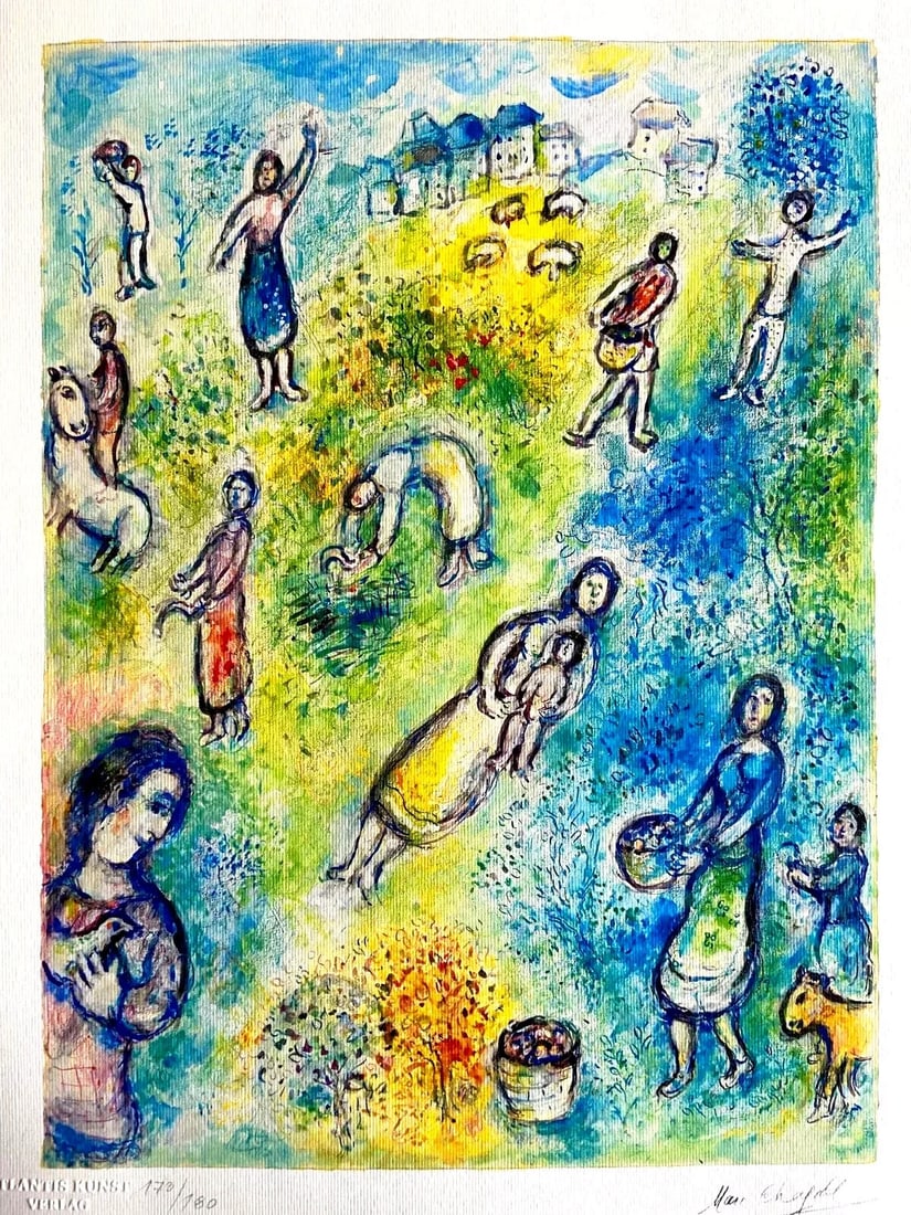 Marc Chagall Lithograph Stamp Collection (1 of 11)