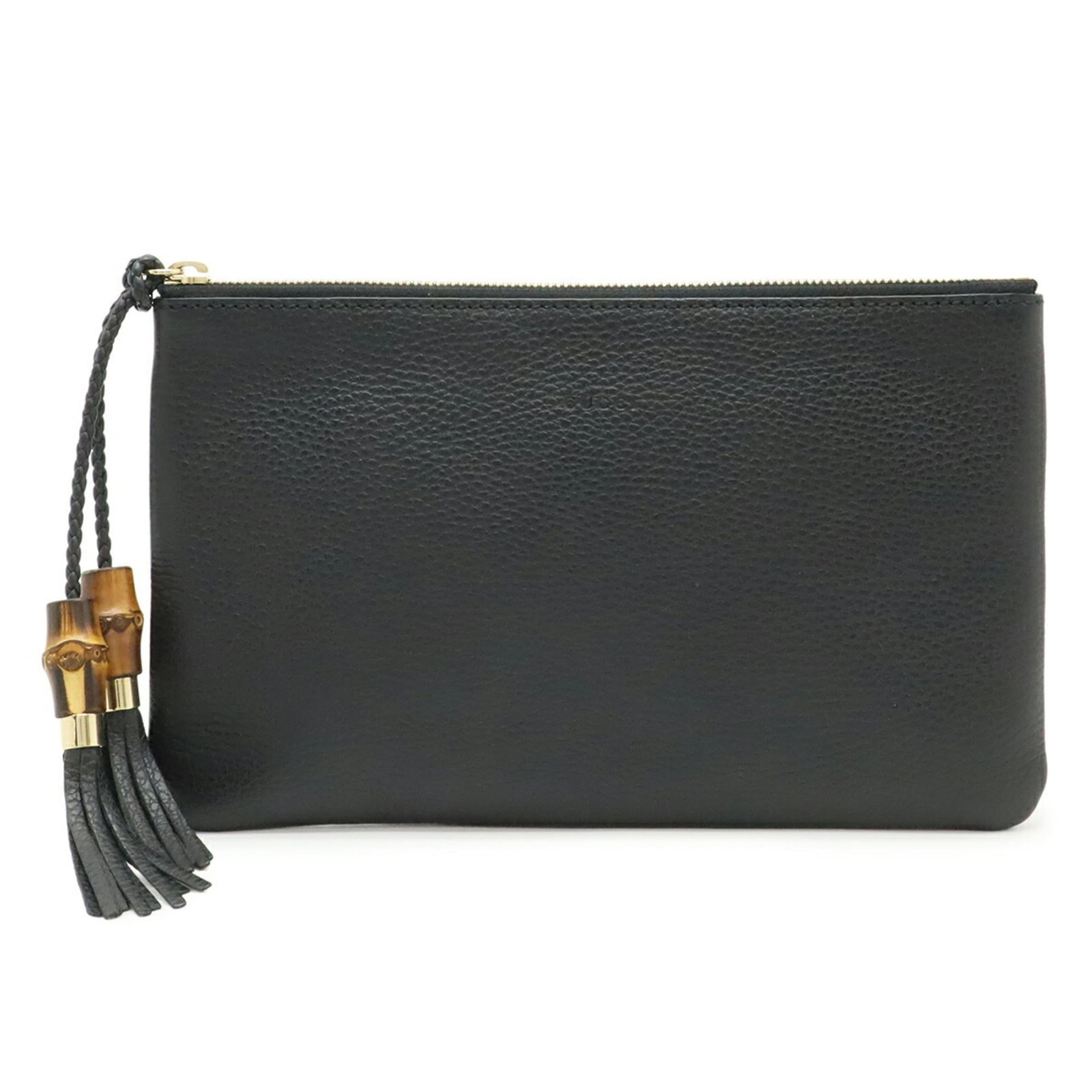 Gucci Clutch Bag, Handbag Bamboo, Leather (1 of 9)