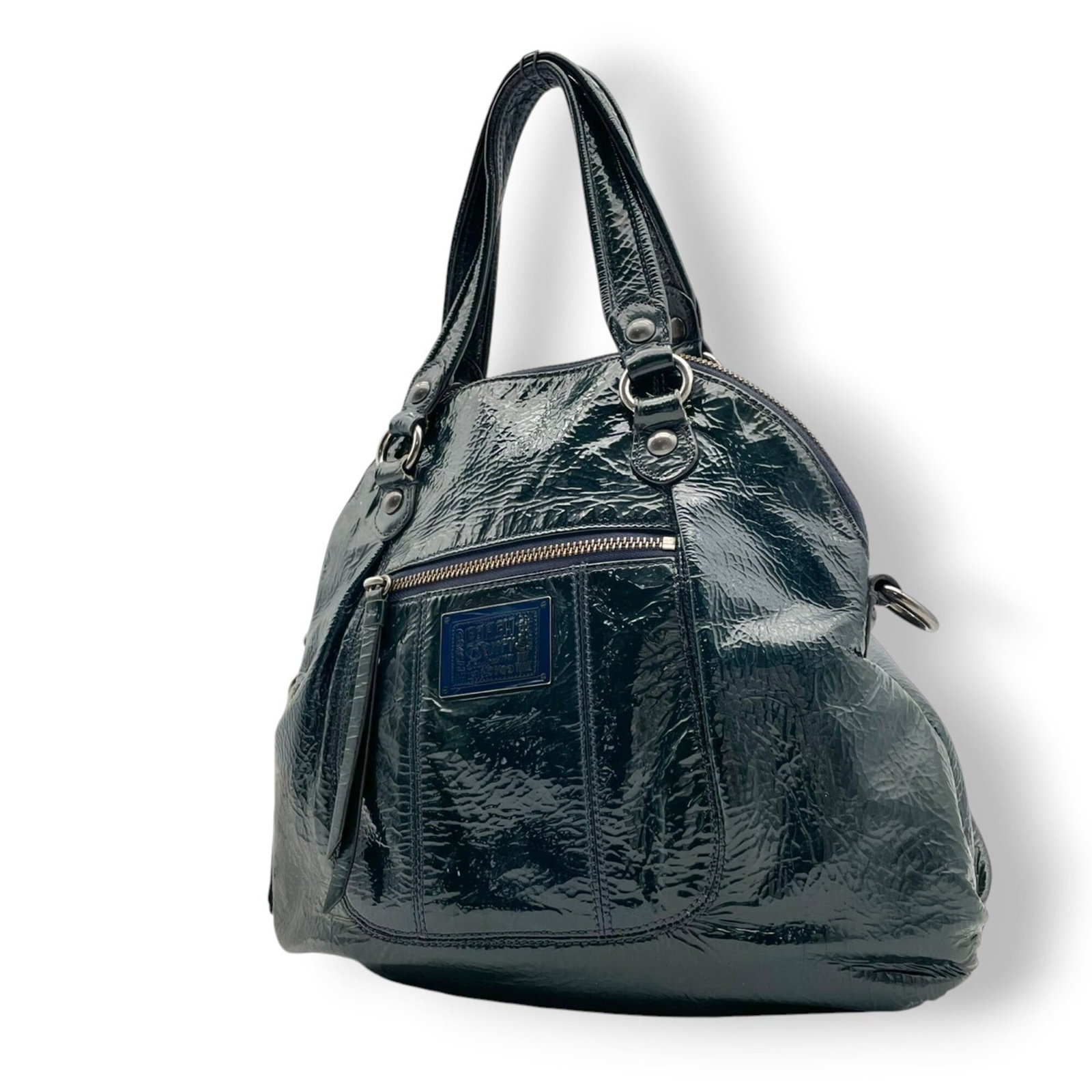 Patent leather tote bag by coach (1 of 20)