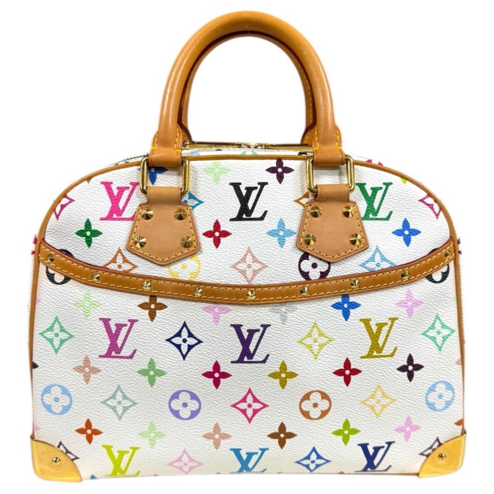 Louis Vuitton Handbag Monogram Multicolore: Louis Vuitton Handbag Monogram Multicolore A vibrant Louis Vuitton handbag, the iconic Monogram Multicolore design adds a pop of color to any outfit. With its classic 21cm x 28cm size and timeless mon
