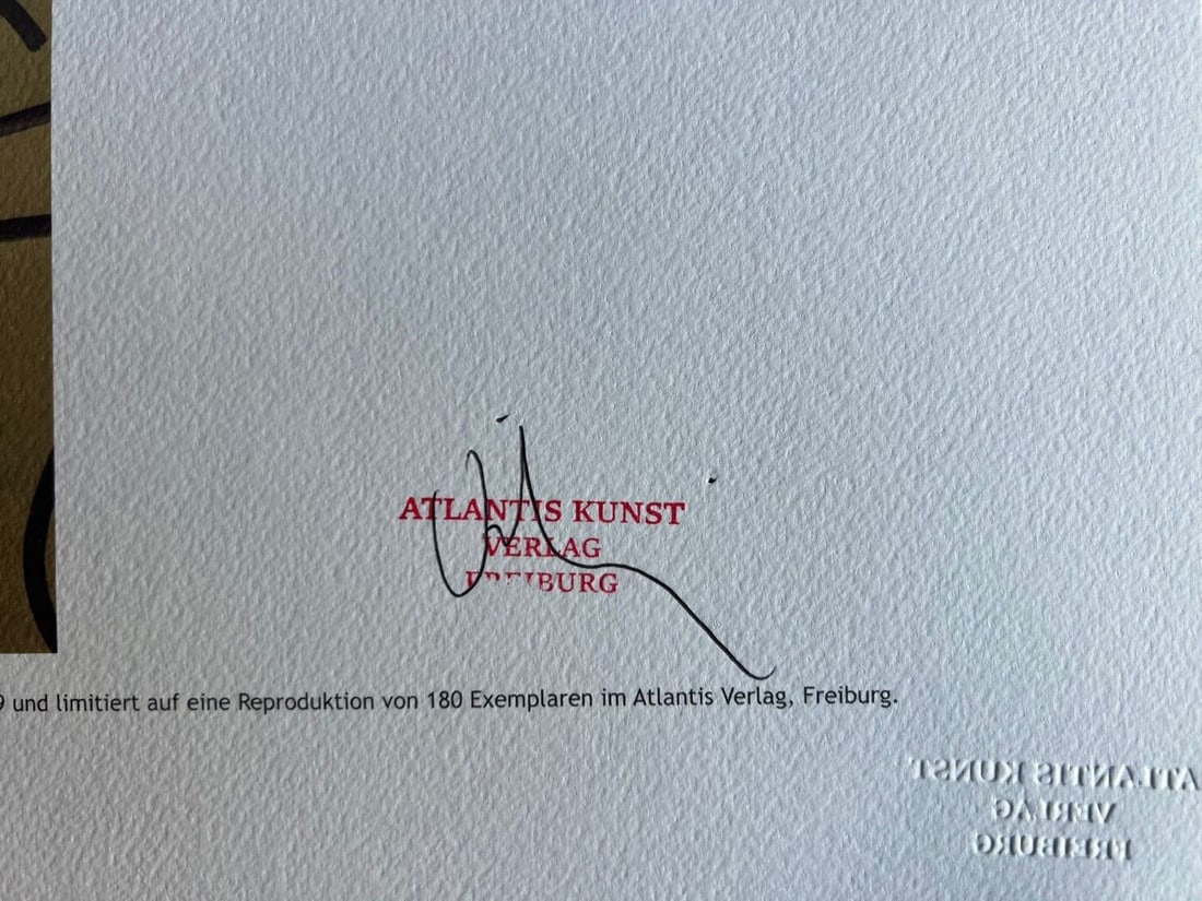 Keith Haring Lithograph Numbered Op - 12