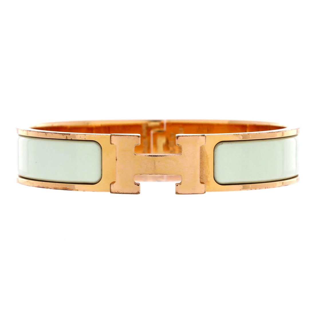 Hermes Clic Narrow Enamel Bracelet (1 of 3)