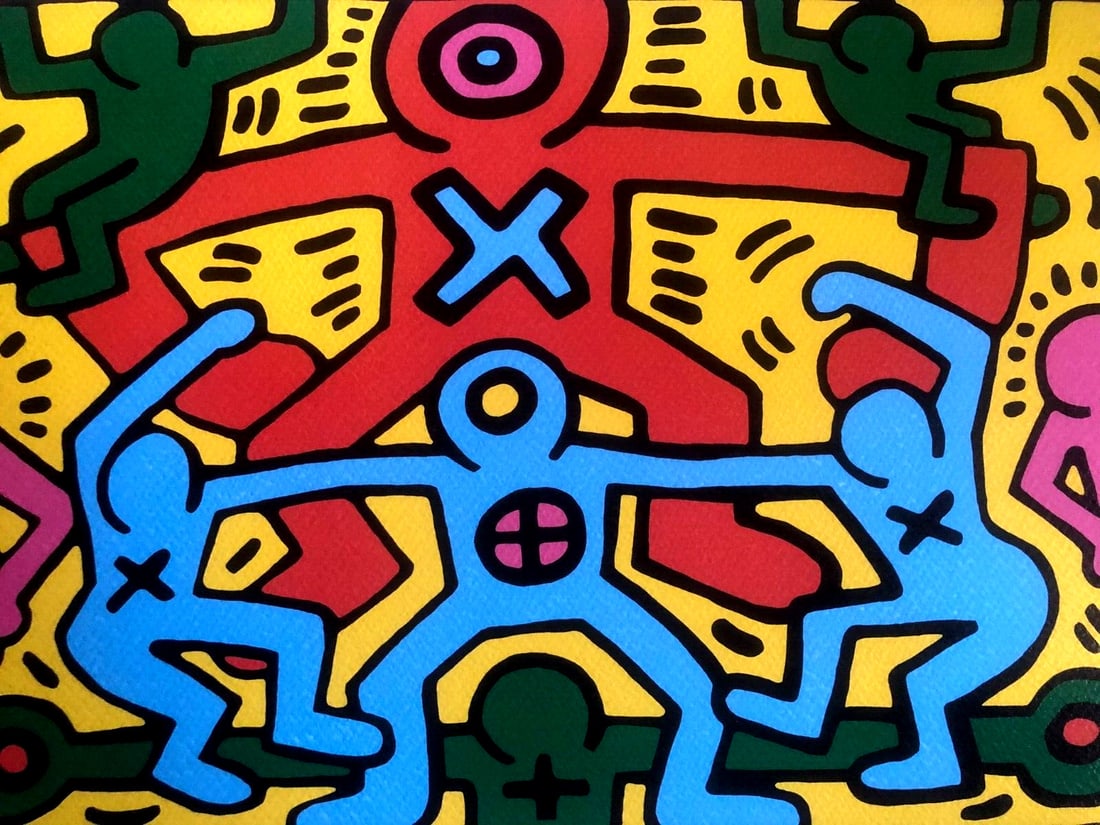 Keith Haring Lithograph Numbered - 3