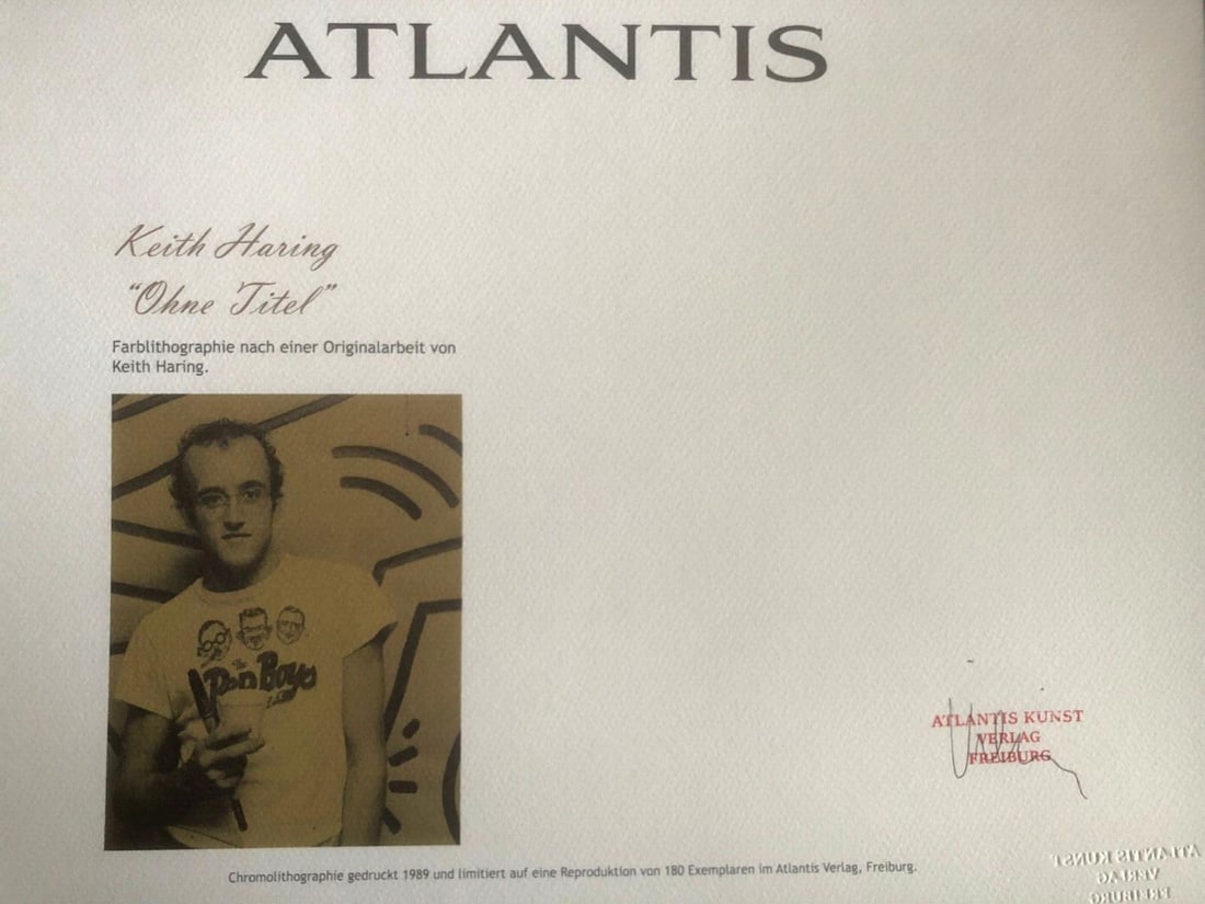 Keith Haring Lithograph Numbered - 7