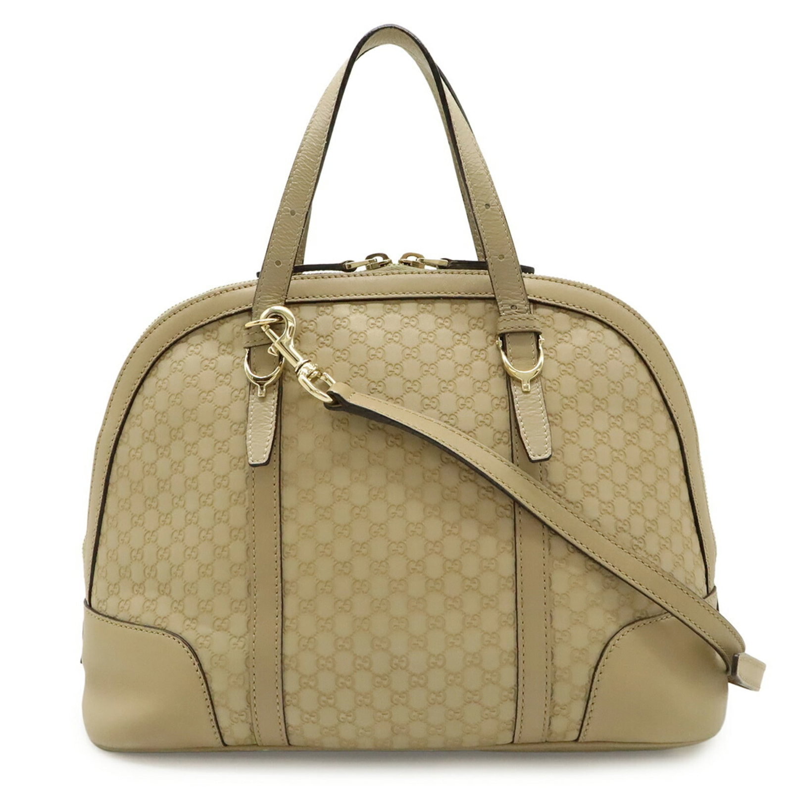 Gucci leather shoulder bag: Gucci leather shoulder bag A timeless Gucci leather shoulder bag in exquisite beige, boasting a classic design that exudes sophistication and elegance. With its sturdy 125cm strap length and spacious