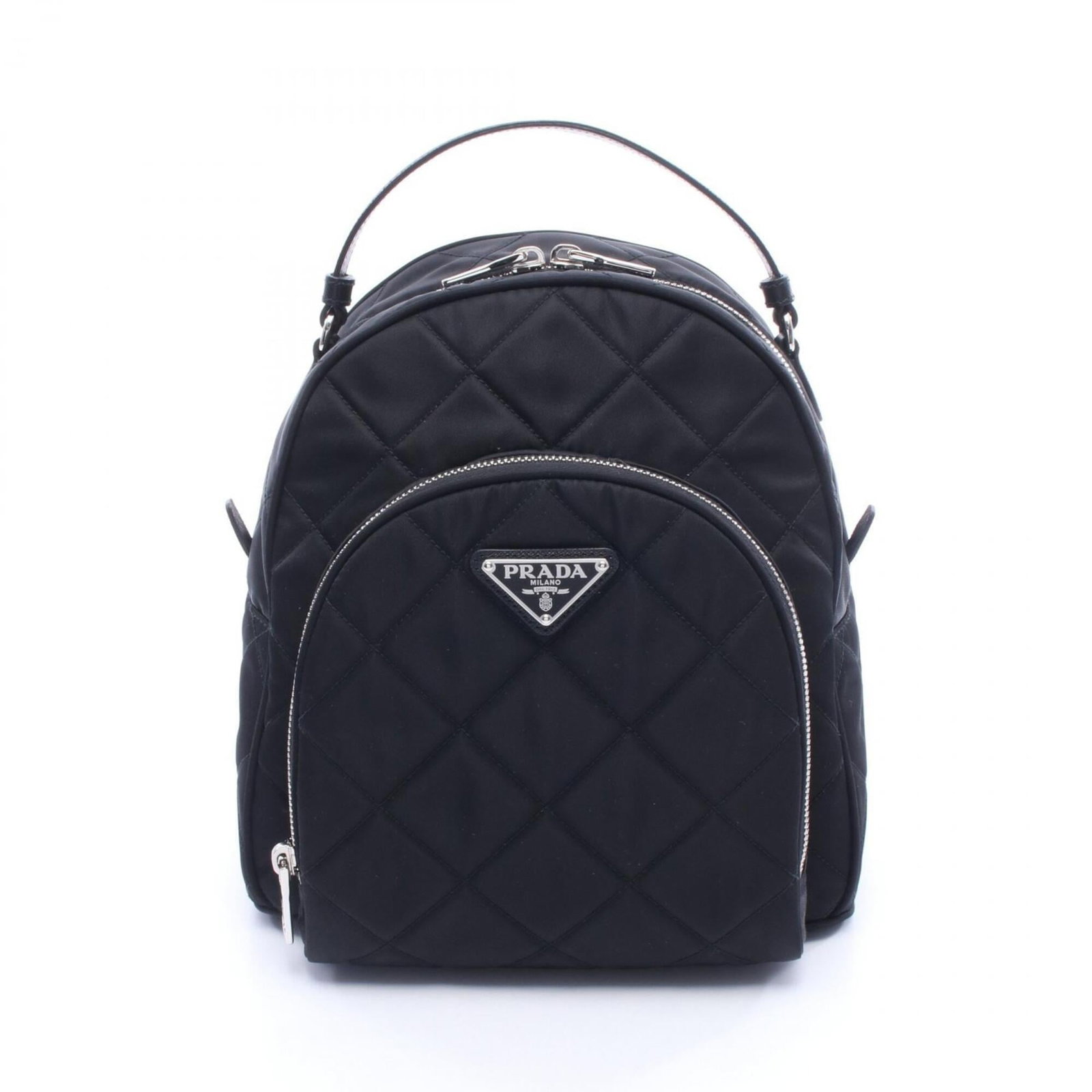 Prada nylon leather backpack (1 of 5)
