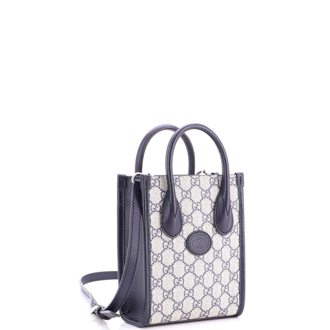 Gucci Coated Canvas Mini GG Patch Interlocking Tote - 2