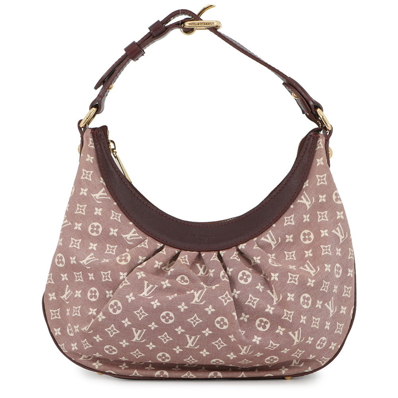 Louis Vuitton shoulder bag with monogram idylle: Louis Vuitton shoulder bag with monogram idylle Elevate your style with the iconic Louis Vuitton shoulder bag, boasting the signature Monogram Idylle pattern in rich sepia tones. This timeless piece