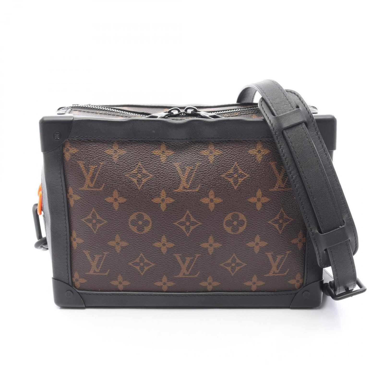 Louis Vuitton Shoulder Bag Monogram: Louis Vuitton Shoulder Bag Monogram A timeless piece of luxury, this Louis Vuitton shoulder bag boasts the iconic monogram pattern in sleek black and brown hues. With its spacious interior and
