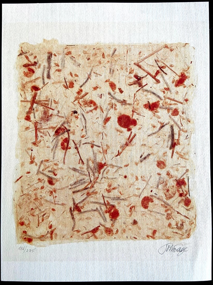 Lithograph by John Cage - 2