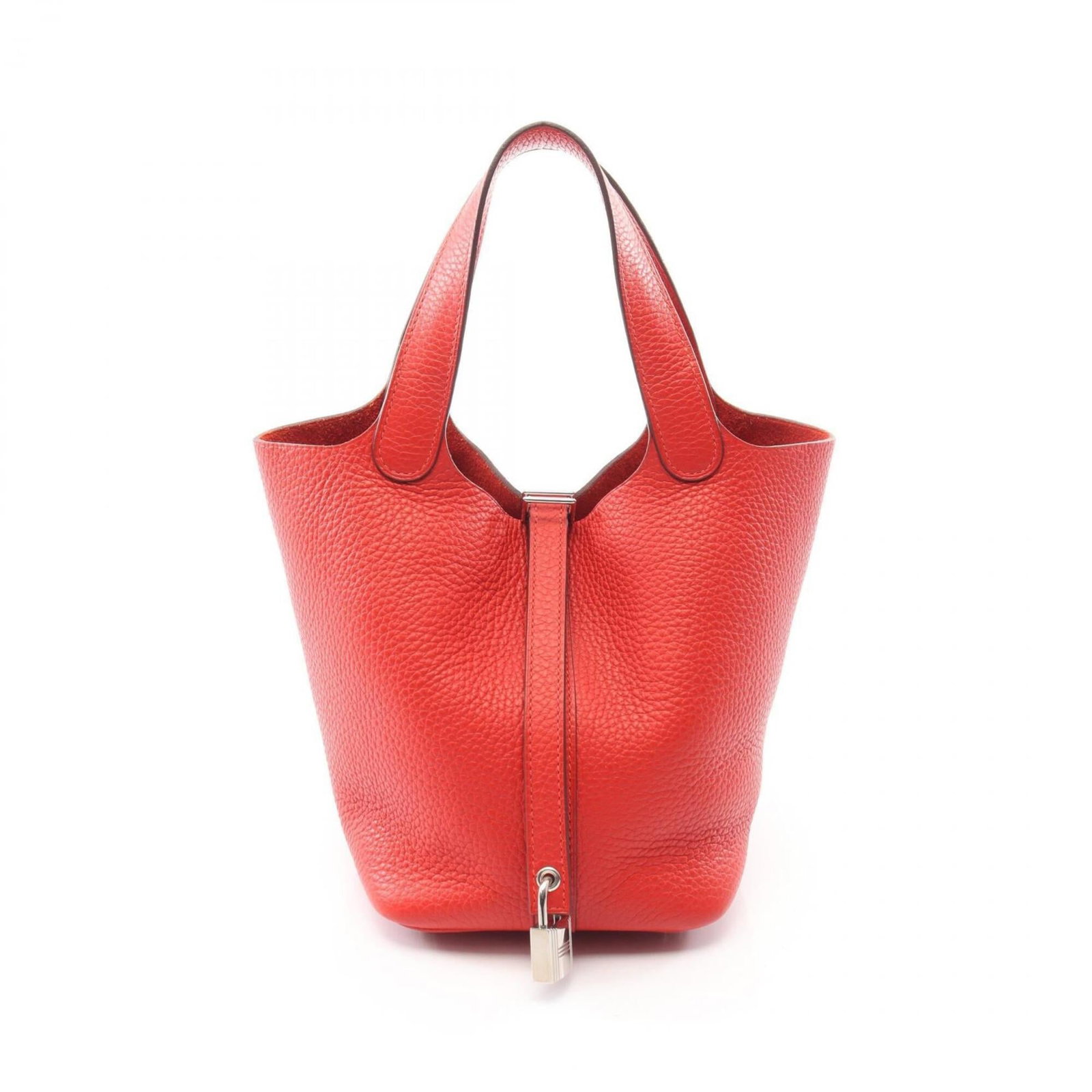 Hermes Handbag Taurillon Clemence Leather: Hermes Handbag Taurillon Clemence Leather The iconic Taurillon Clemence Leather handbag from Herm?s is a timeless treasure, boasting the signature Clemence leather and sleek silver hardware that exude