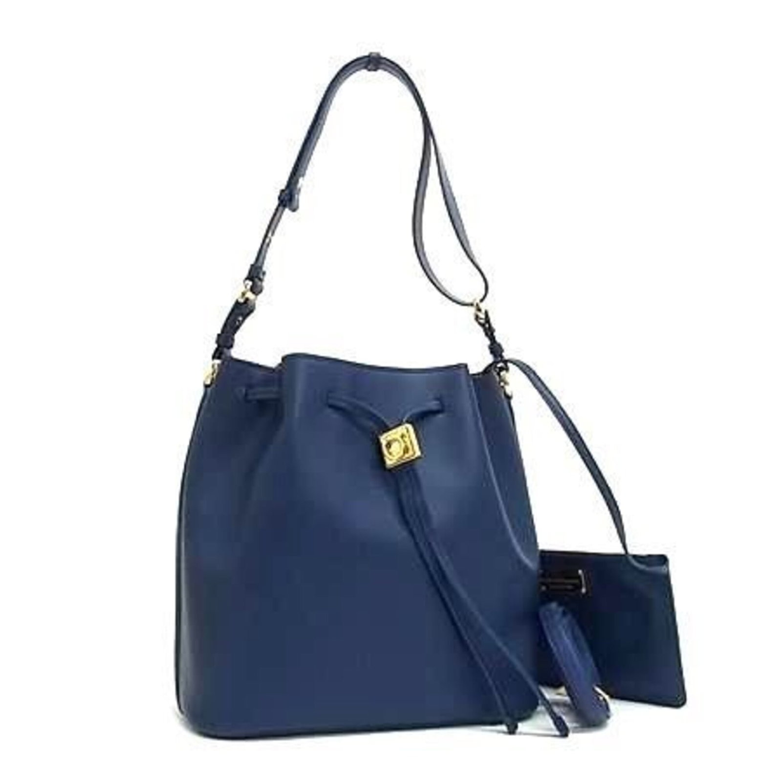 Ferragamo Leather Shoulder Bag: Ferragamo Leather Shoulder Bag Elevate your everyday style with this stunning Salvatore Ferragamo leather shoulder bag, boasting sleek blue hues and timeless design. Its spacious interior and comforta