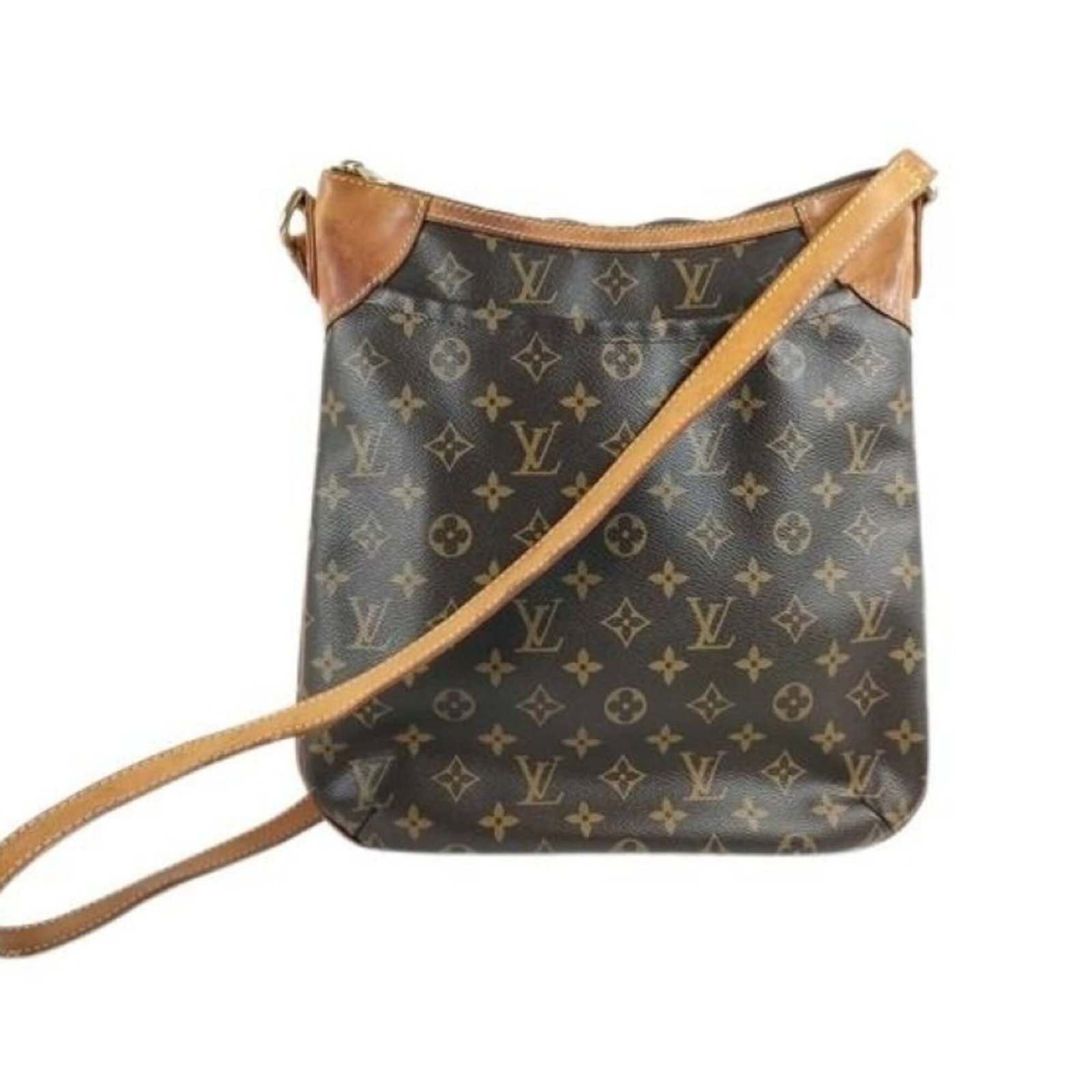 Louis Vuitton is a monogram bag.: Louis Vuitton is a monogram bag. A timeless piece from the iconic Louis Vuitton brand, this monogram bag is perfect for everyday use. With its classic brown color and signature LV monogram pattern, it