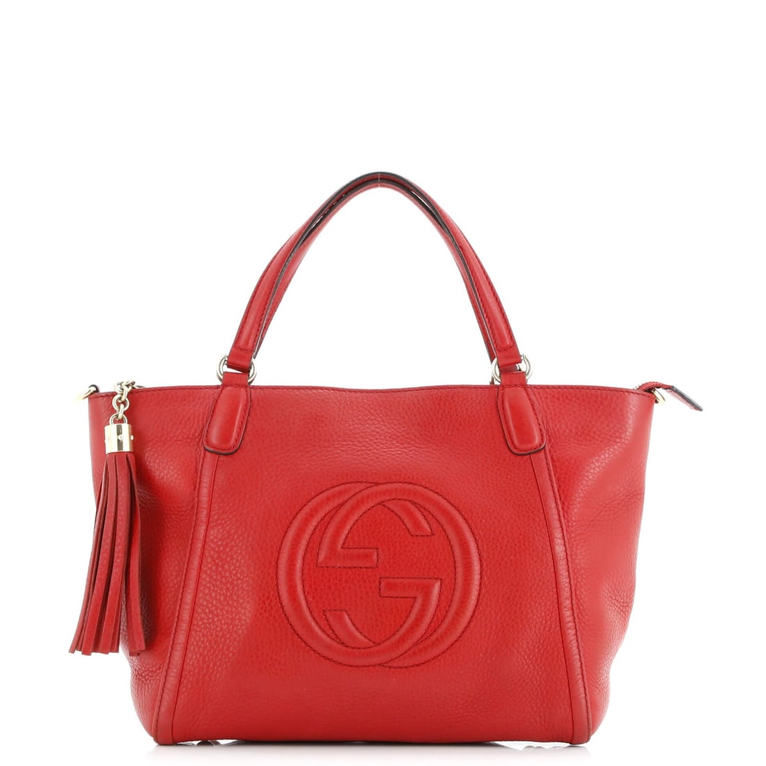 Gucci Small Leather Convertible Top Bag Soho Handle (1 of 9)
